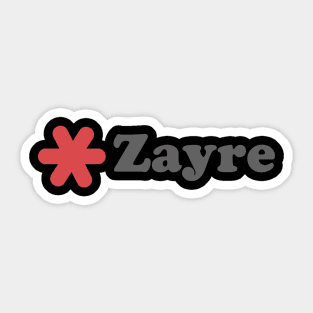 Zayre Department Store Sticker